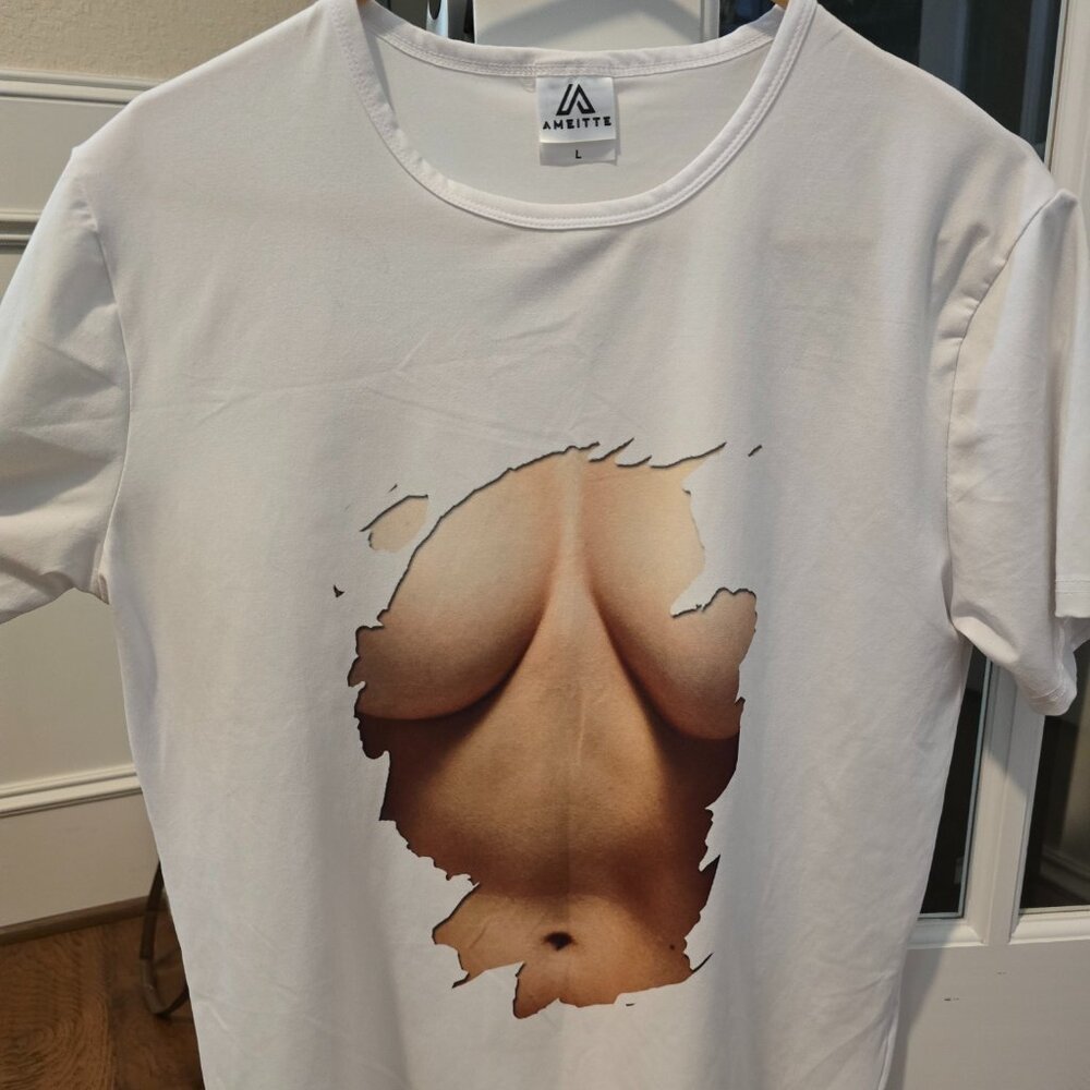 Big Boobs Chest Breast Sexy 3D t shirt